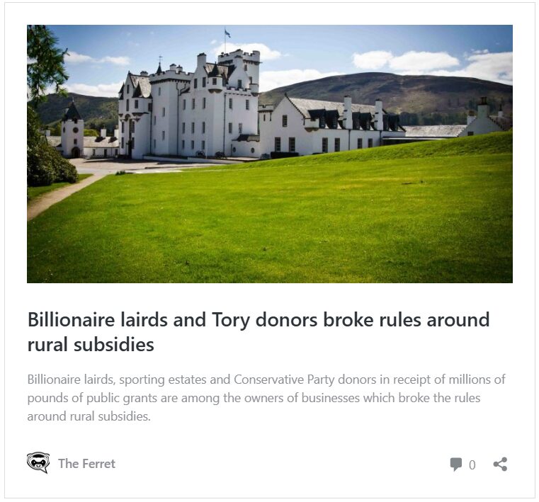 Tory chair’s ex-firm admitted benefiting from bribery