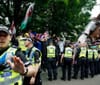Far-right agitators stand accused of stirring up trouble at asylum hotel protests. But anti-racists are standing firm.